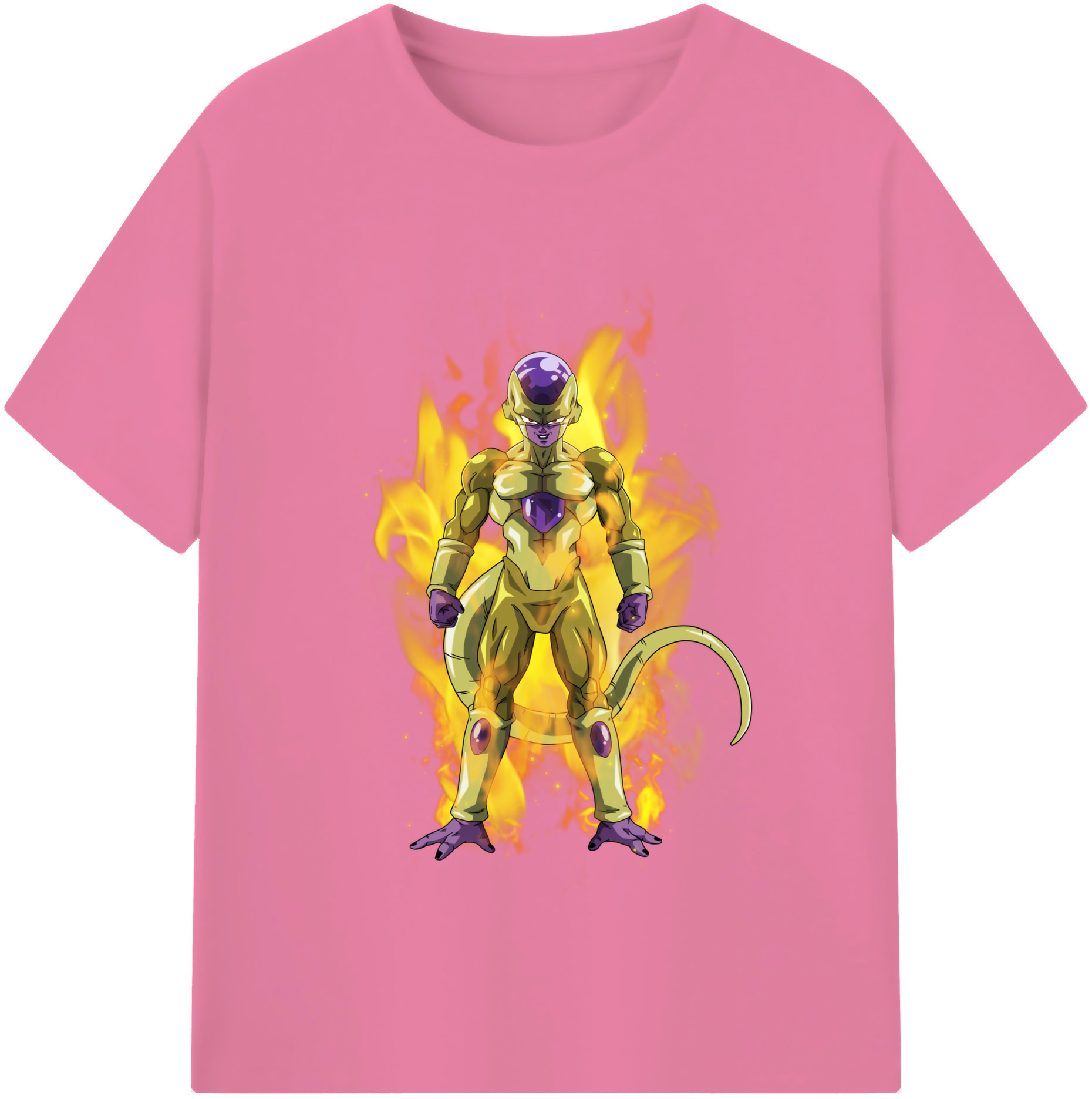 （画像用） ドラゴンボール フリーザ DRAGON BALL Frieza 綿100％半袖Tシャツ（フロントプリント）